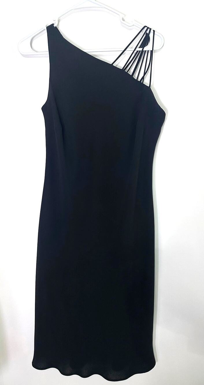 Evan-Picone Strappy Open Shoulder Cocktail Slip Dress 10